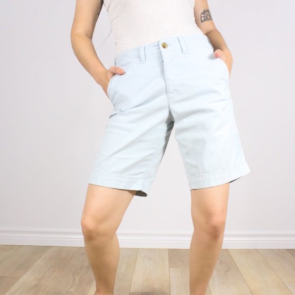 *American Eagle Baby Blue Bermuda Short - Picture 1 of 7